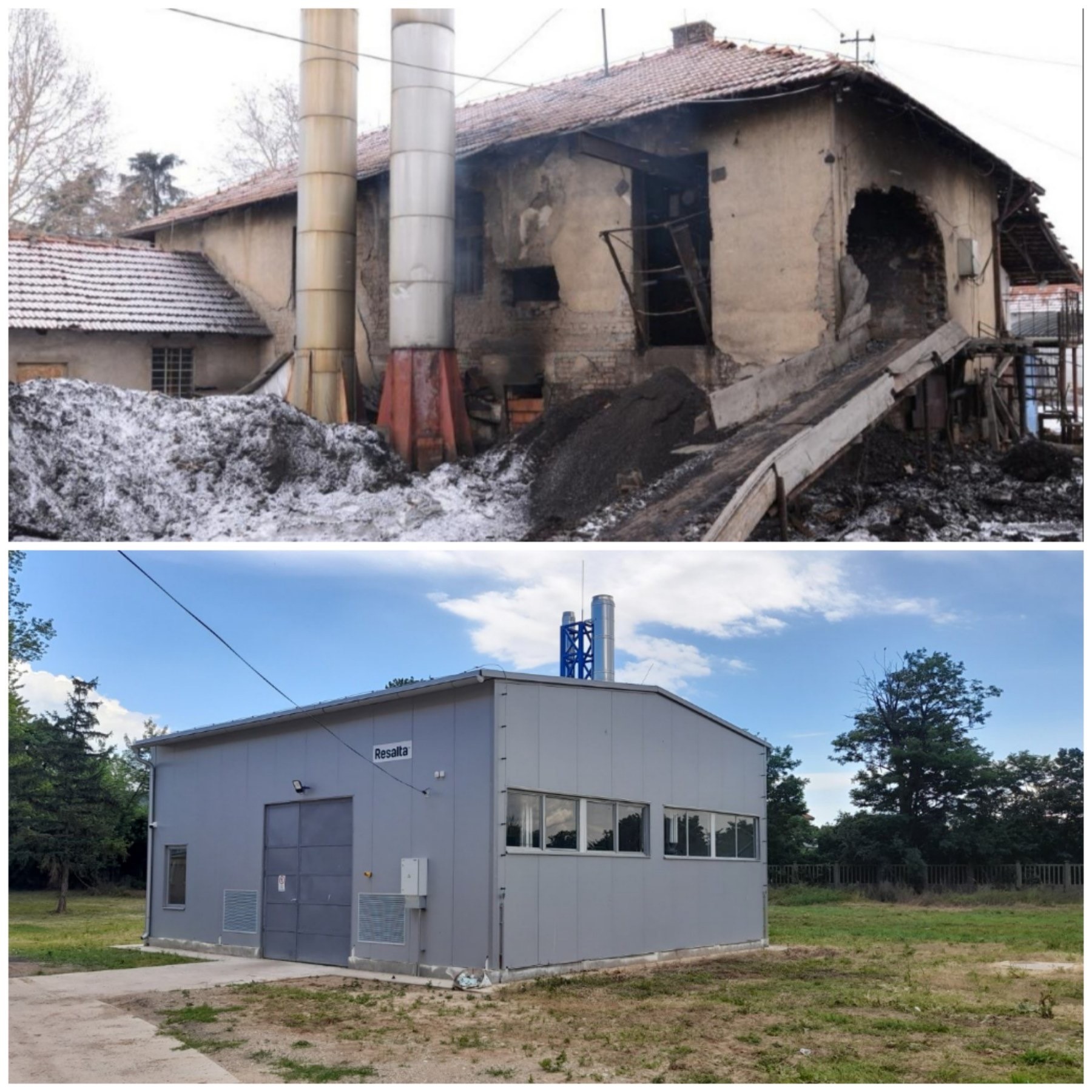 Before and after Gornja Toponica Resalta